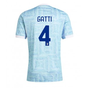 Fotbalové Dres Juventus Federico Gatti #4 Venkovní Oblečení 2025-26 Krátký Rukáv
